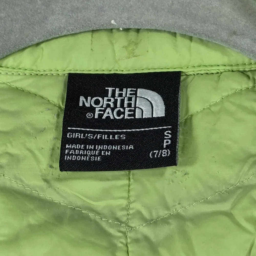 The North Face Thermoball Vest Girl S 7/8 Purple Good Quilted Puffer Lightweight
